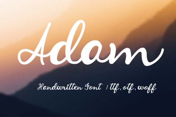 Adam Script Font: The Perfect Typeface for Handmade Brands