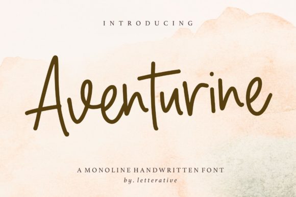 Aventurine Font: Elevating Web Design with Handwritten Style