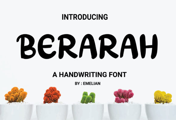 Berarah Font Review: A Handwritten Typeface for Social Campaigns