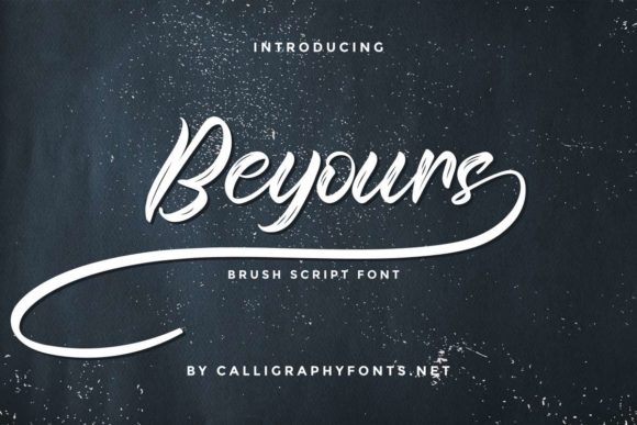 Beyours Font: Elevating Web Design with Handwritten Elegance