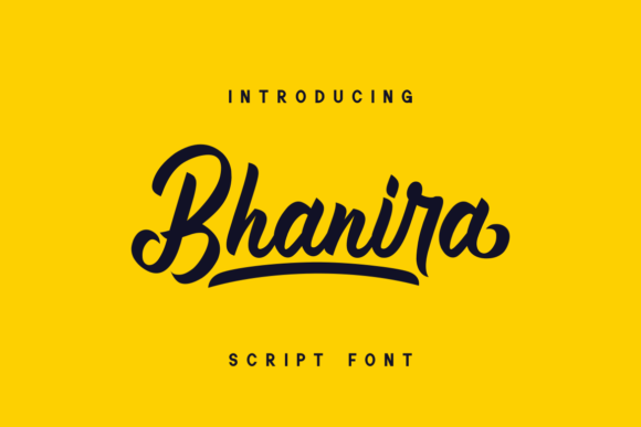 Bhanira Font Review: A Retro Script for Web Headers