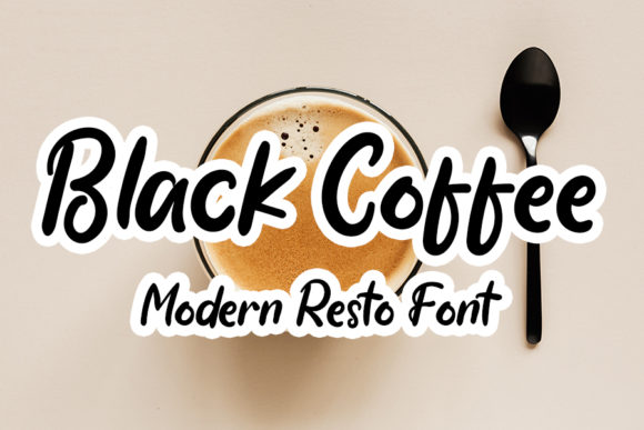 Black Coffee: A Modern Handwritten Typeface for Editorial Design
