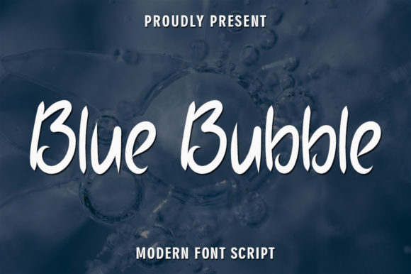 Blue Bubble: The Handwritten Font for Crafters