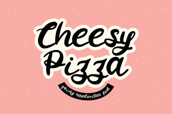 Cheesy Pizza Font for Bold Marketing