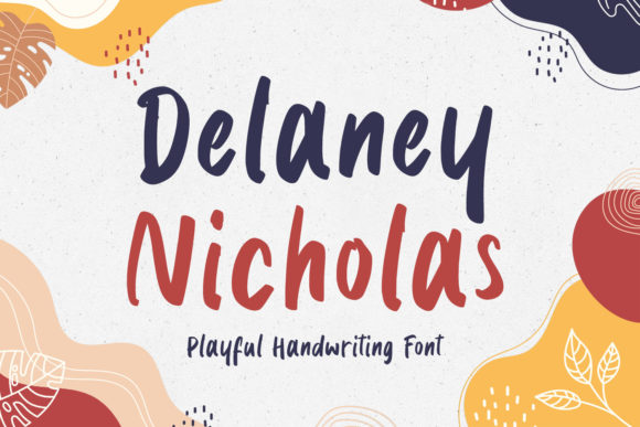 Delaney Nicholas: A Playful Typeface for Editorial Design