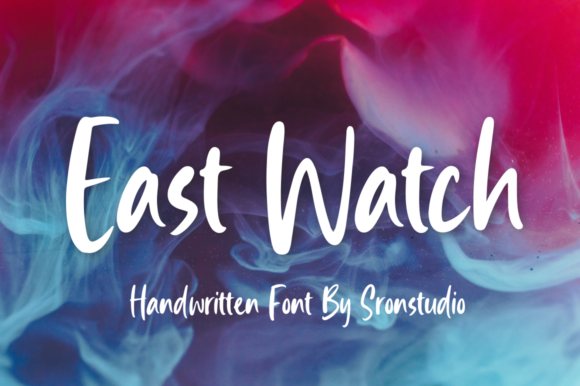 East Watch: A Handwritten Font for Strong Branding