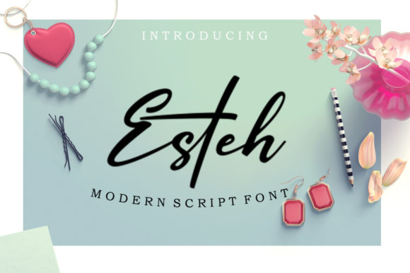 Esteh Font: A Modern Handwritten Typeface for Editorial Design