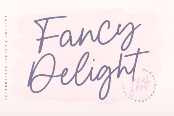 Fancy Delight: A Romantic Script Font for Branding