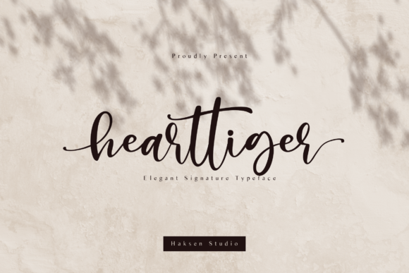 Hearttiger Font Review: Elevating Small Business Branding