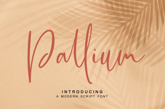 Pallium: A Relaxed Handwritten Font for Editorial Design