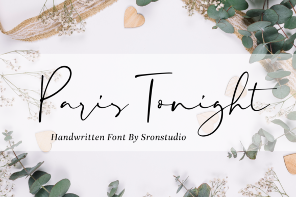 Paris Tonight: A Dreamy Font for Campaigns