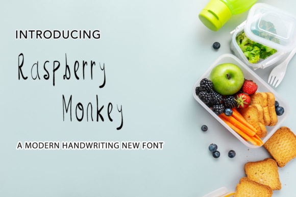 Raspberry Monkey Font Review: A Versatile Handwritten Typeface