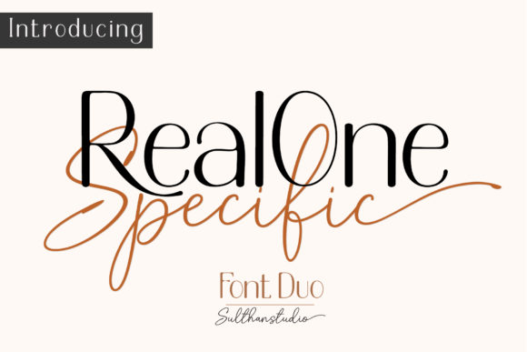 Real One Specific: A Versatile Typeface for Web & Brand Design