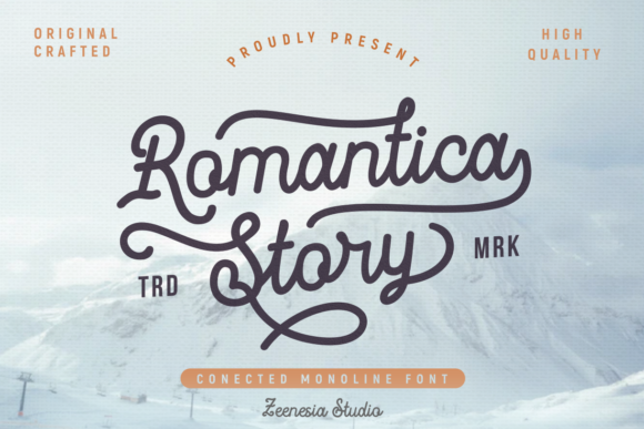 Romantica Story: The Perfect Handwritten Font for Crafters
