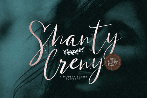 Shanti Creny: A Modern Script Font for Campaign Design