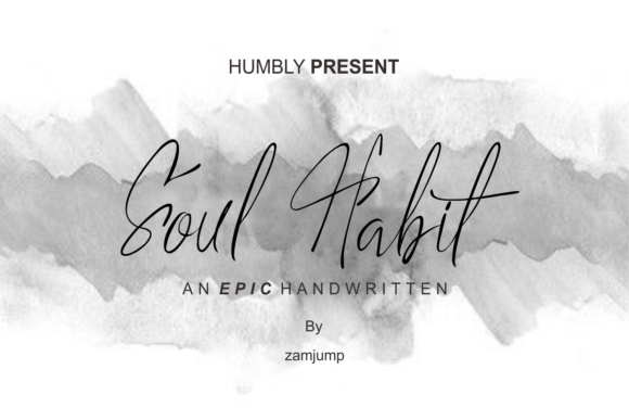 Soul Habit: A Handwritten Font for Authentic Branding