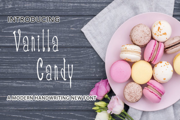 Vanilla Candy Font: A Sweet Typeface for Handmade Brands